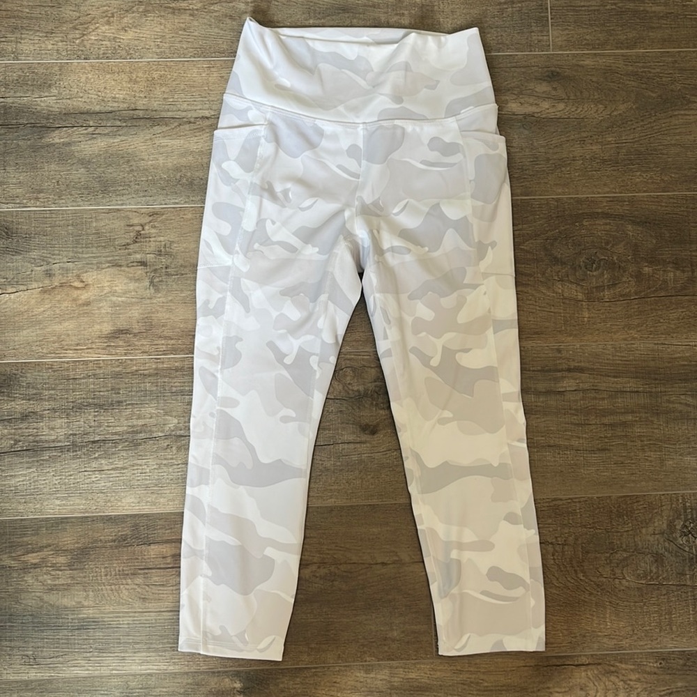 RBX Athletic Super Soft Camo 7/8 Leggings with Side Pockets